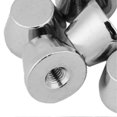 thumbnail image 5 of 20 Sets 10mm x 7mm Flat Head Rivet Studs For Bag Shoes Clothes Decorarion(silver), 5 of 5