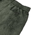 thumbnail image 5 of Mens Jacquard Lounge Shorts 8" Inseam Straight Leg Casual Above Knee Length Short Pants Elastic Waist Drawstring Pockets for Daily, 5 of 9