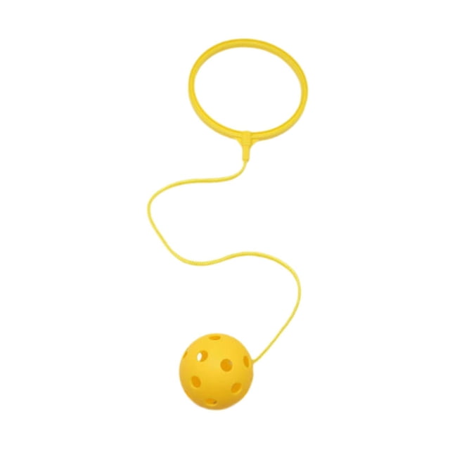 Pelota de tobillo para juguetes de pelota, cuerdas para saltar, juguete de tobillo para saltar y brincar en el césped Amarillo