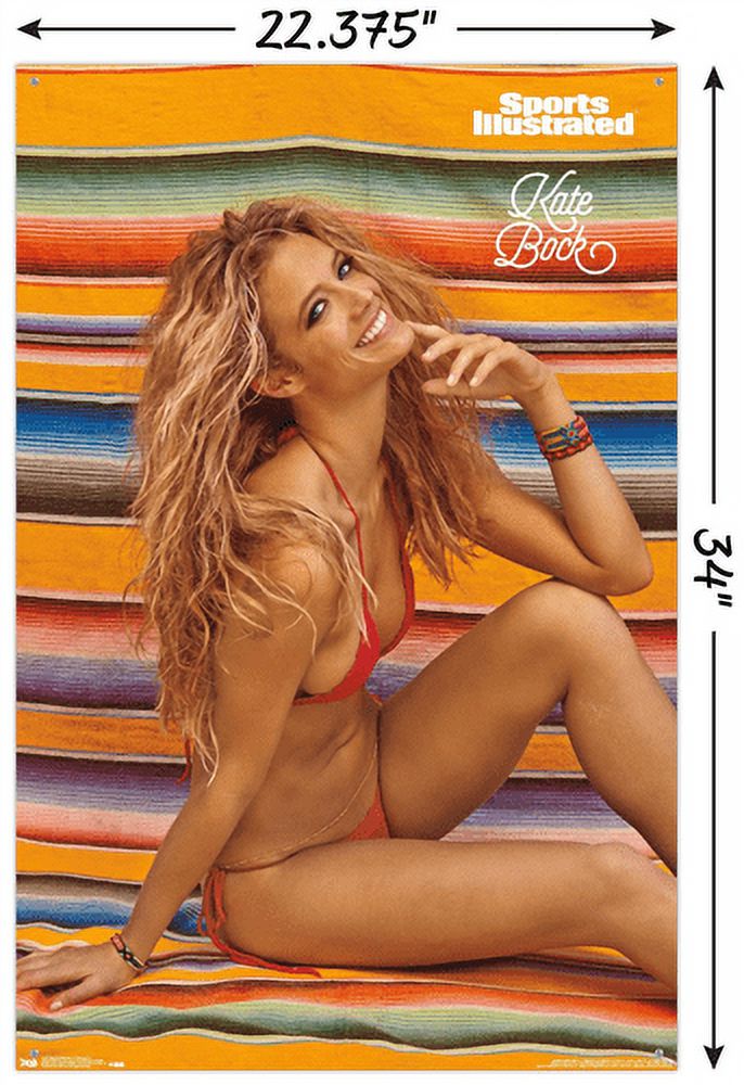Sports Illustrated: Swimsuit Edition - Kate Bock 17 Wall Poster with Push Pins, 22.375" x 34"