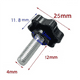 thumbnail image 5 of Tornillo de Torx Perno de Estrella de Plástico Perno de Perilla de Plástico 4 mm X 7,8 mm, 5 of 5