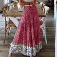 thumbnail image 1 of FcBaudy Jupe à la Cheville, Robes pour Femmes, Robes d'Été pour Femmes Mode Confortable Quotidien Taille Haute Imprimé Jupe Longue Robe pour Femmes, 1 of 8