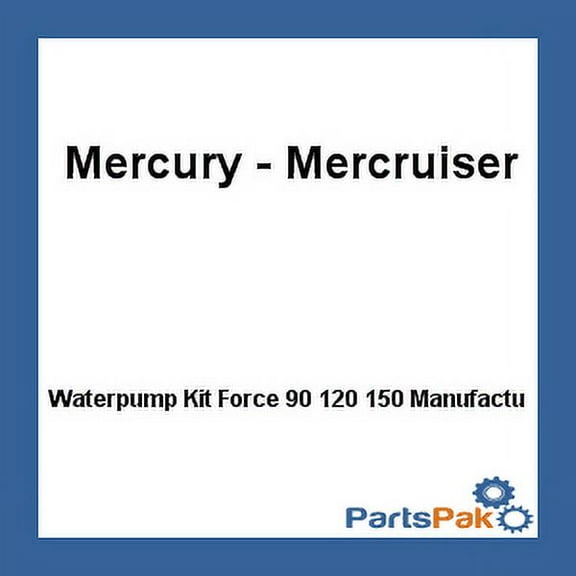New Mercury Mercruiser Quicksilver Oem Part # Fk1204-1 Pump Kit-Water