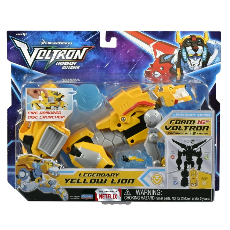 Voltron Combinable Yellow Lion Action Figure - Walmart.com