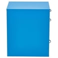 thumbnail image 3 of Scranton & Co 22" Modern Metal Pencil Box Storage File Cabinet in Blue, 3 of 6
