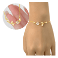 thumbnail image 1 of Pulsera Tulipán Dijes Sofisticado Y Elegante Joyeria Mujer Xtellar dorado, 1 of 4