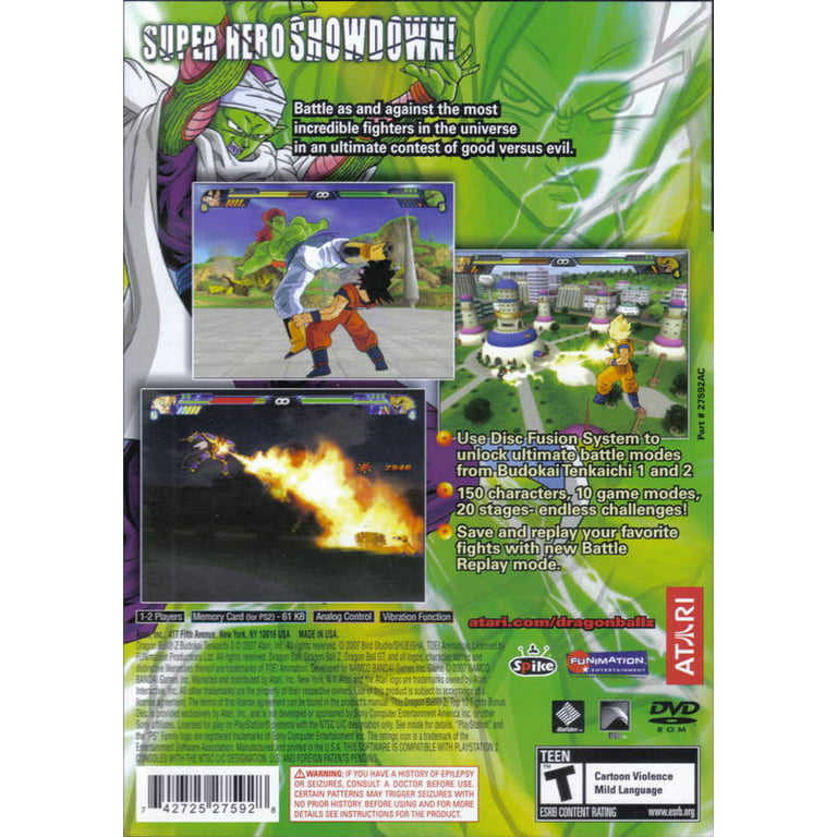 Dragon Ball Z Super Heroes Budokai Tenkaichi 3 PS2 - EvolutionofGames