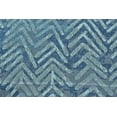thumbnail image 4 of Feizy Brixton Modern Herringbone, Blue, 6'7" x 9'6" Area Rug Easy Care Stain Resistant Fade Resistant Casual Geometric Design Carpet for Living Dining Bed Room, 4 of 5