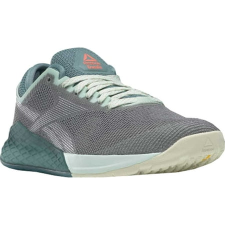 Women's Reebok Nano 9 Training Shoe Cool Shadow/Storm Glow/Silver Metallic 5 B