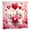 Color 6, variant on Amarainy Cute Teddy Bears Holding Heart Balloons Romantic Pink Roses Valentine Theme Polyester Shower Curtain For Home Bathroom Bath Tub Decoration 72x72 inch