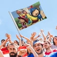 thumbnail image 4 of Mike the Knight-themed Printed Flag Perfect gift for fans, friends, and family members, and suitable for indoor and outdoor activities, party decorations.16"x24" (40cm×60cm), 4 of 6