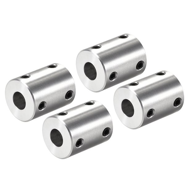 8mm to 8mm Bore Rigid Coupling 25mm Length 20mm Diameter Aluminum Alloy