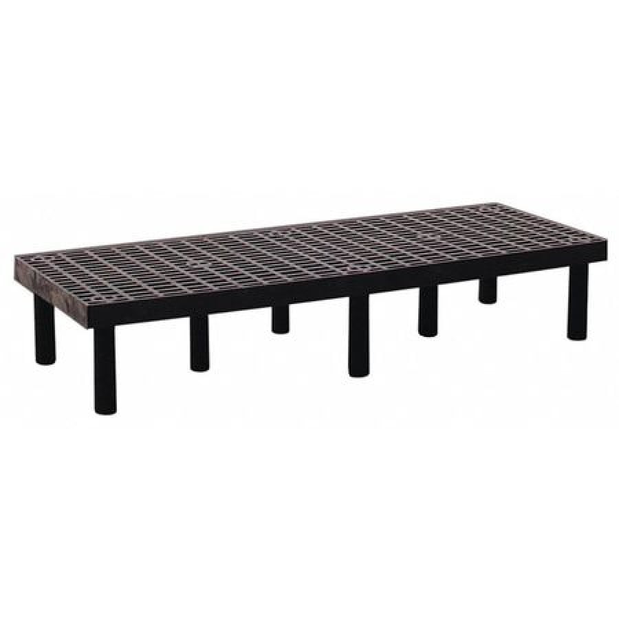 STRUCTURAL PLASTICS D6624 Dunnage Rack,1000 lb.,HDPE,66 W x 24 D