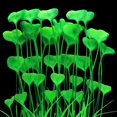 thumbnail image 2 of JIH Plastic Plants for Aquarium,Tall Artificial Plants for Fish Tank Decor 15.6 Inch (2 Pcs) (Green), 2 of 2