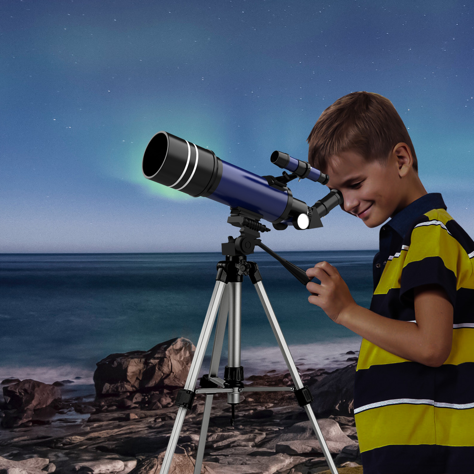 LAKWAR 70mm Refractor Telescope with Tripod photo 2