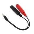 thumbnail image 6 of TINYSOME 3.5mm Male-Plug to Dual 6.35mm Female Jack Adapter Audio Y Splitter Cable 1/8" TRS-M to Dual 1/4" TS-F 3.5SP M-2x6.35SP, 6 of 8