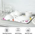 thumbnail image 7 of Yayeee Dish Drying Mat for Kitchen Counter 16"x18" Microfiber Absorbent Pad, Various Vegetables Pattern, 7 of 7