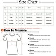 thumbnail image 3 of cfhntfmh Fall Fashion Shirts for Women Fashion Half Sleeve Smocked Tunic Tops Soft Chiffon Ruffle Dressy Casual T-Shirts, 3 of 7