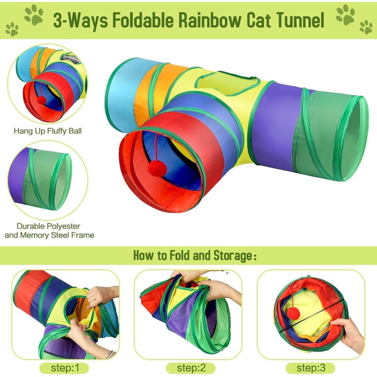 TAIMASI 32-Piece Cat Toys Variety Pack with Tunnel photo 2