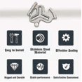 thumbnail image 5 of Plum Blossom Positioning Gauge, Universal Sewing Machine, Durable Steel Sewing GuanGuan, 5 of 5