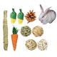 thumbnail image 4 of 9 juguetes para masticar hámster, juguetes para masticar de para mascotas, accesorios para juguetes de conejillo de naturales, Yuyangstore bola de ejercicio de hámster, 4 of 8