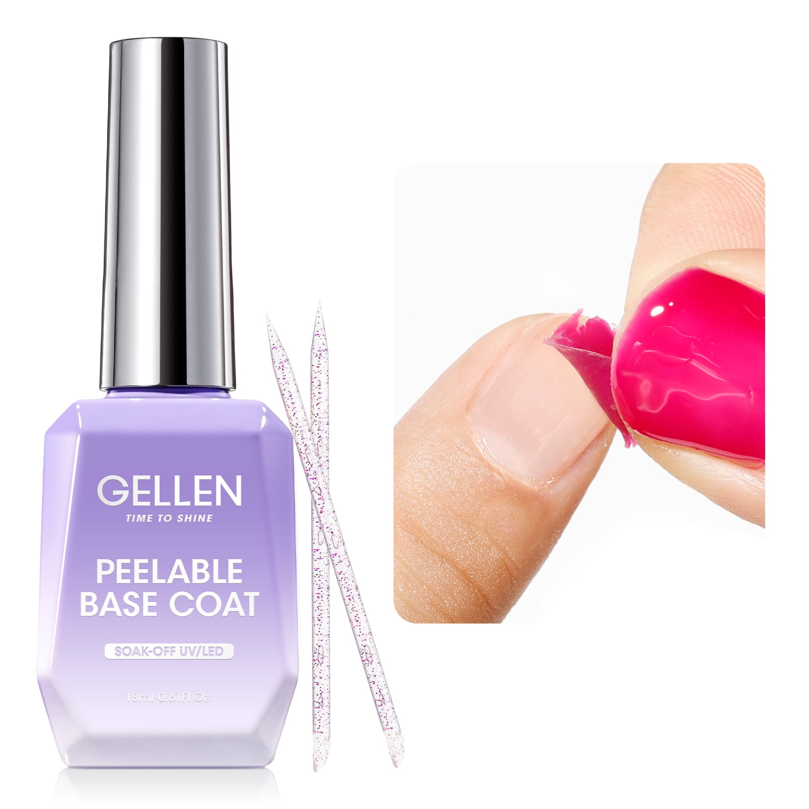 Gellen Pearl Gel Nail Polish, 6 Colors Glitter White Pink Purple Blue Red  Light Purple Pearl Shimmer Mermaid Gel Polish Set Pearlescent Shell Nail  Gel Kit Swirl Thread Effect Nail Drawing Gel -