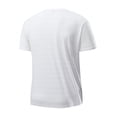 thumbnail image 5 of CLOISE Summer Shirts for Men Short Sleeve Big and Tall Tops Crewneck Workout Pullover Viscose Solid Color Loose Blouses White, 5 of 8