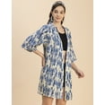 thumbnail image 3 of Moomaya Kimono Sleeves V Neck Printed Rayon Shrug -Women's Stylish Printed Shrug, 3 of 9