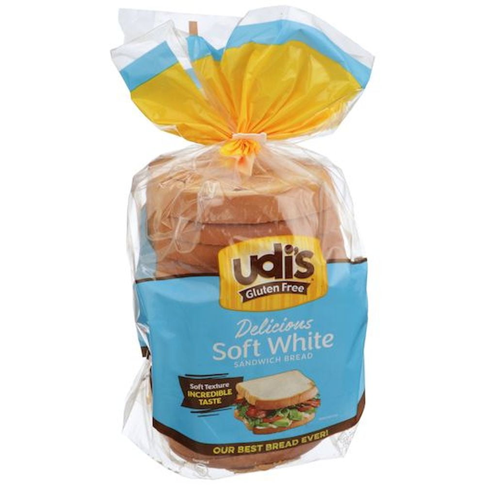 Udis Delicious White Bread, 24 Ounce -- 6 per case