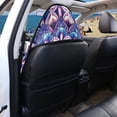 thumbnail image 5 of XYZCANDO Purple Floral Mandala Car Seat Towel Covers Premium Terry Cloth Car Seat Covers, Anti-Slip, Suitable for Van Bucket Seat, Fit for Cars Vans Trucks, 5 of 9