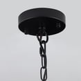thumbnail image 5 of Canddidliike Luxury Crystal Chandelier, Modern Hanging Pendant Light Fixture for Dining Room Bedroom Living Room, Black, 5 of 7