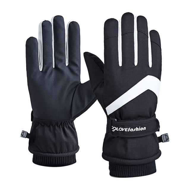 Kelon Gloves Mittens Clearance Warm Hand Socks Winter Screen Ski Gloves Waterproof Thick Plus Velvet Warm Windproof Cold Protection Outdoor Couple Riding Gloves