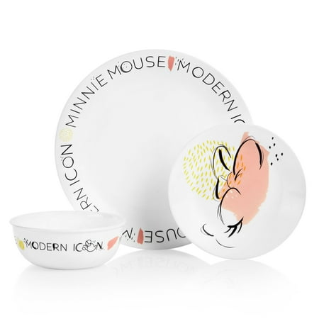 Corelle Minnie Mouse 3pc Bistro Pack