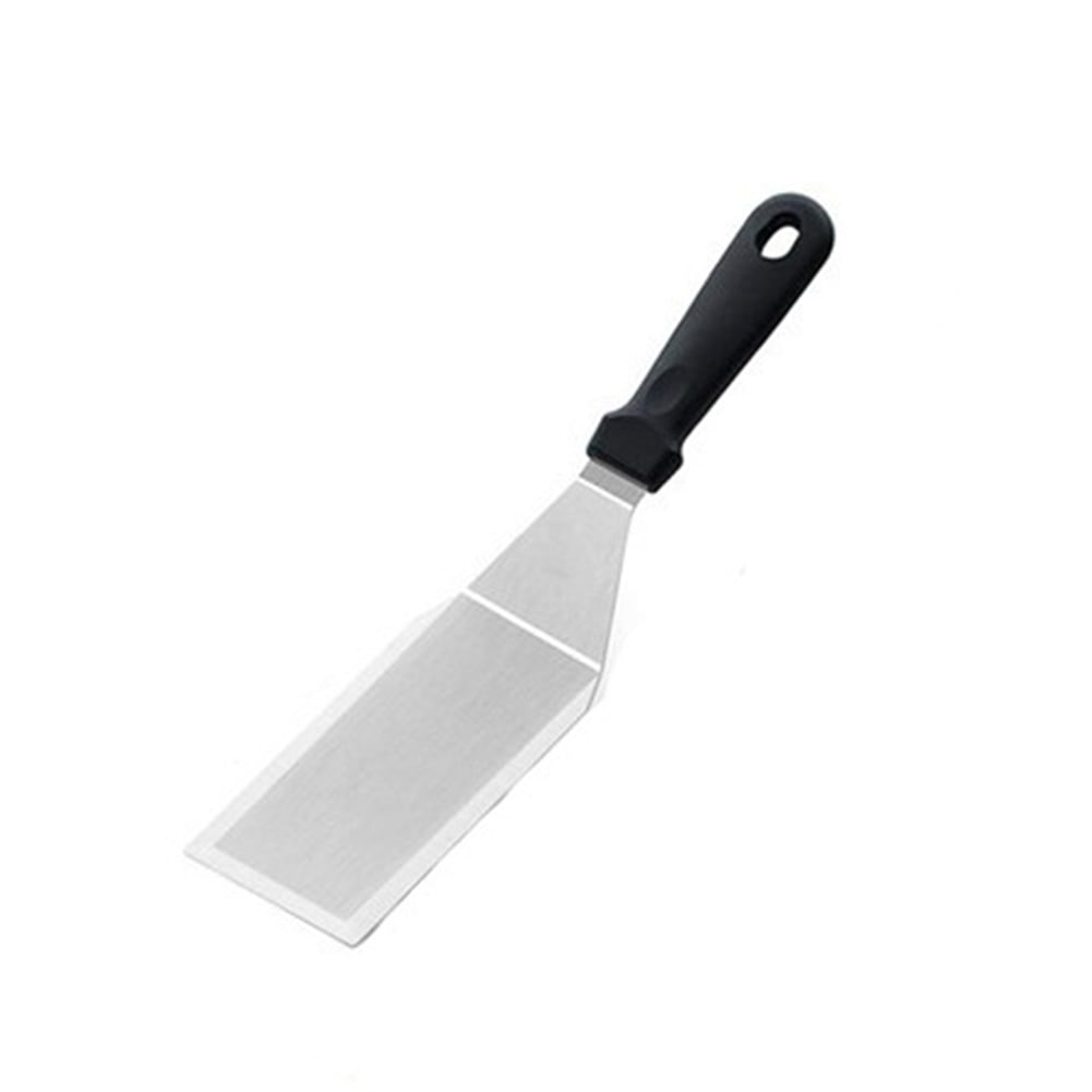 Grill Scraper For Griddle- Stainless Steel Slant Grill Spatula Scraper  Diner Flat Straight Blade With Riveted Wooden Handle For Teppanyaki, Bbq,  Dough Pancake And Pizza - Temu