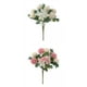 thumbnail image 1 of Ramo de 2 flores artificiales, hortensias de seda hechas a mano en 2 colores. Blanco+Rosa Claro, 1 of 8