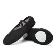 BC Solid Color Ballet Shoes With Elastic Band, Lightweight Soft Sole