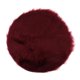 thumbnail image 3 of Alfombra de piel de oveja lisa y esponjosa de 3 cm/4 cm, lavable, tamaño pequeño. Vino Tinto 3cm, 3 of 9