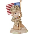 thumbnail image 3 of Precious Moments Military Figurine | Thank You for Being My Hero Boy | Bisque Porcelain Figurine | Army Appreciation | Home Decor | Hand-Painted (Girl), 3 of 4