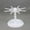 Short White, variant on Segolike Jewelry Organizer Hanging Rack/rotating Jewelry Display Stand/jewelry Hanger Necklace Holder/for Dresser Watch Counter Bathroom , Short White