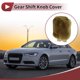 thumbnail image 2 of Cubierta de pomo de cambio de marcha única Bargains universal para automóvil SUV camión RV protector de palanca de cambios anidado de felpa verde caqui, 2 of 7