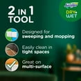 thumbnail image 2 of Swiffer Sweeper 2-in-1 Dry + Wet Floor Mopping and Sweeping Kit, Multi-Surface Kit for Floor Cleaning, Kit Includes 1 Sweeper, 14 Dry Sweeping Cloths, 5 Wet Mopping Cloths, 2 of 5