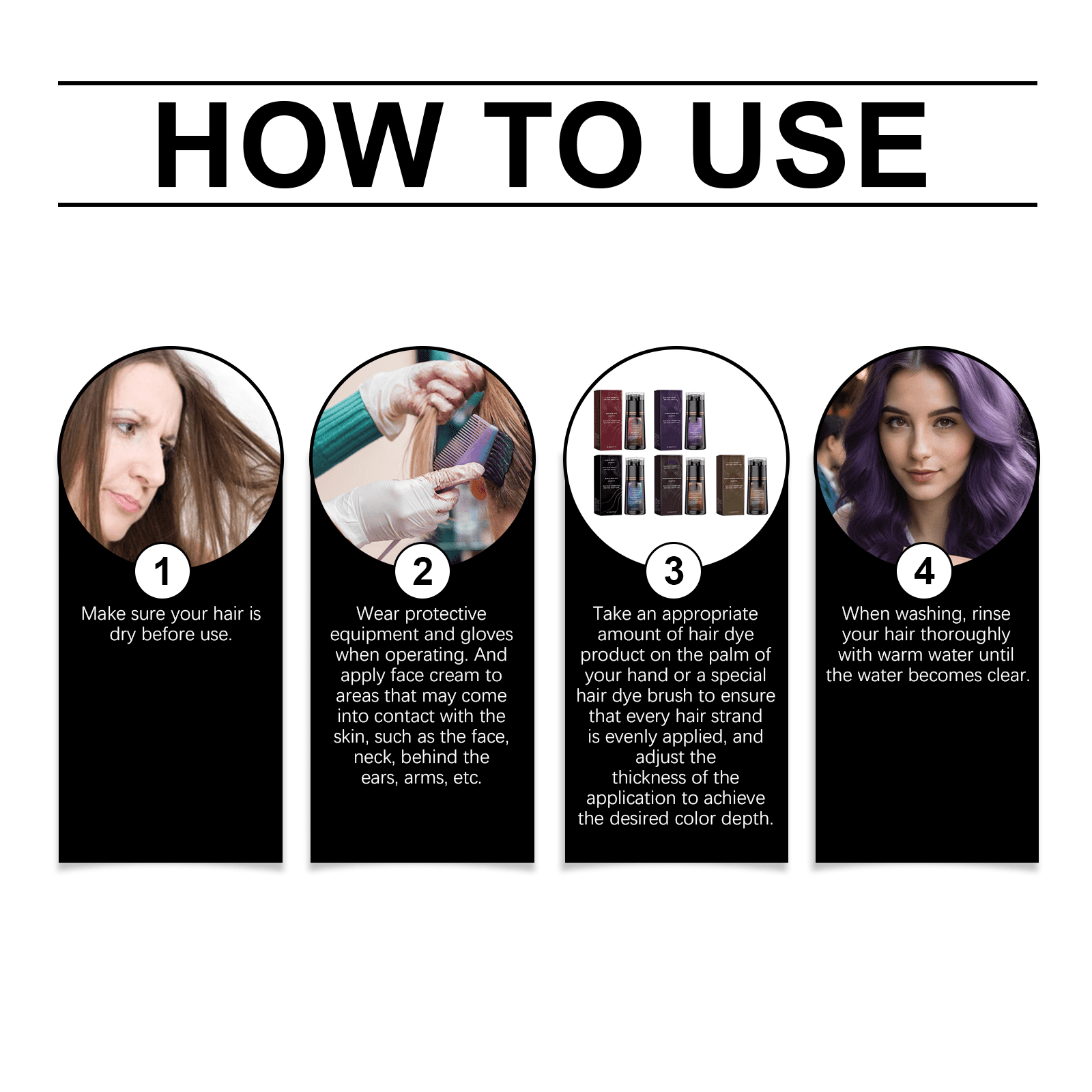Hair Dye Shampoo, Hair Care, Hair Care Shampoo,3 In 1 Haircare Instant Dye Shampoo, Natural Hair Color Shampoo For Gray Hair Coverage, Suitable For Women & Men