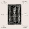 thumbnail image 3 of JONATHAN Y MOROCCAN HYPE 5 x 8 Area Rug, Ziri Moroccan Geometric - Black/Cream, MOH210C-5, 3 of 9