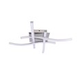 thumbnail image 2 of Lámpara De Techo Led Moderna De 24 W, Lámpara De Montaje En Techo De Cuatro Luces De Aluminio, Lámparas Colgantes Onduladas Decorativas, Luz Cálida Para Dormitorio, Sala De Estar, Cocina, Cafetería Guardurnaity HA026744-02, 2 of 5
