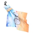 thumbnail image 4 of Paños para limpiar gafas, paños para limpiar lentes, limpiador de gafas, paños de fibra para limpiar lentes, toallitas con estuche y mosquetón, 4 of 8