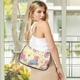 thumbnail image 5 of FORMRS Womens Shoulder Bag with Chain Strap Clutch Purse Cute Tote Handbag, Neon Skates, 5 of 7