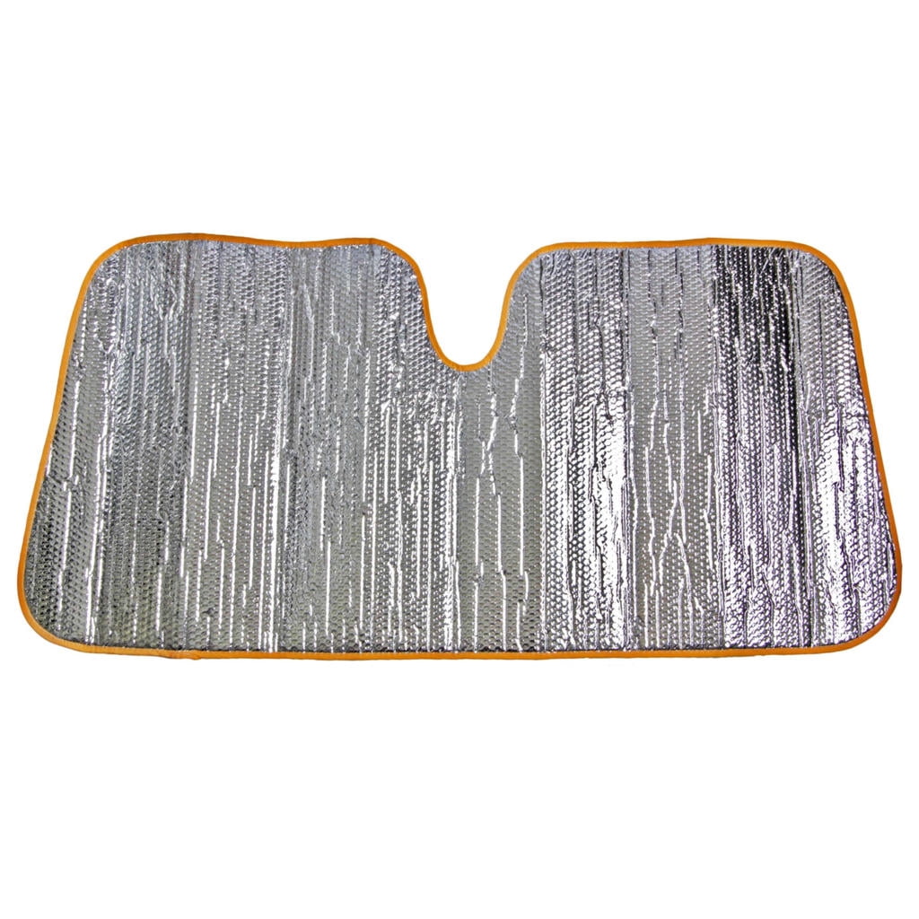 BDK Zebra Print Sun shade, Folding Accordion with Anti-Glare