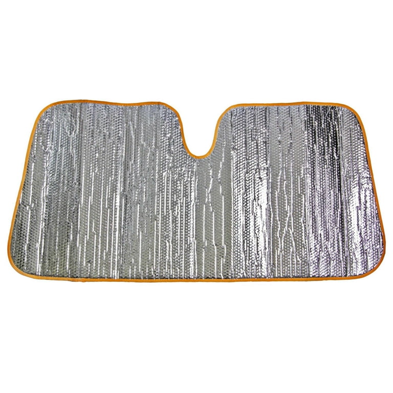 BDK Zebra Print Sun shade, Folding Accordion with Anti-Glare