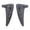 Carbon Fiber Style, variant on Riousery 2PCS Car Front Side Air Vent Cover Decorative Gills Side Air Wing Vent Trim for BMW X5 F15 M Sport 2014 to 2018 Glossy Black