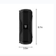 thumbnail image 3 of Altavoces Bluetooth portátiles multifuncionales con subwoofer de alta potencia, sonido estéreo con efecto RGB, compatible con tarjeta FM, USB AUX., 3 of 9